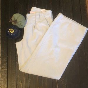 Seer sucker wide leg pant